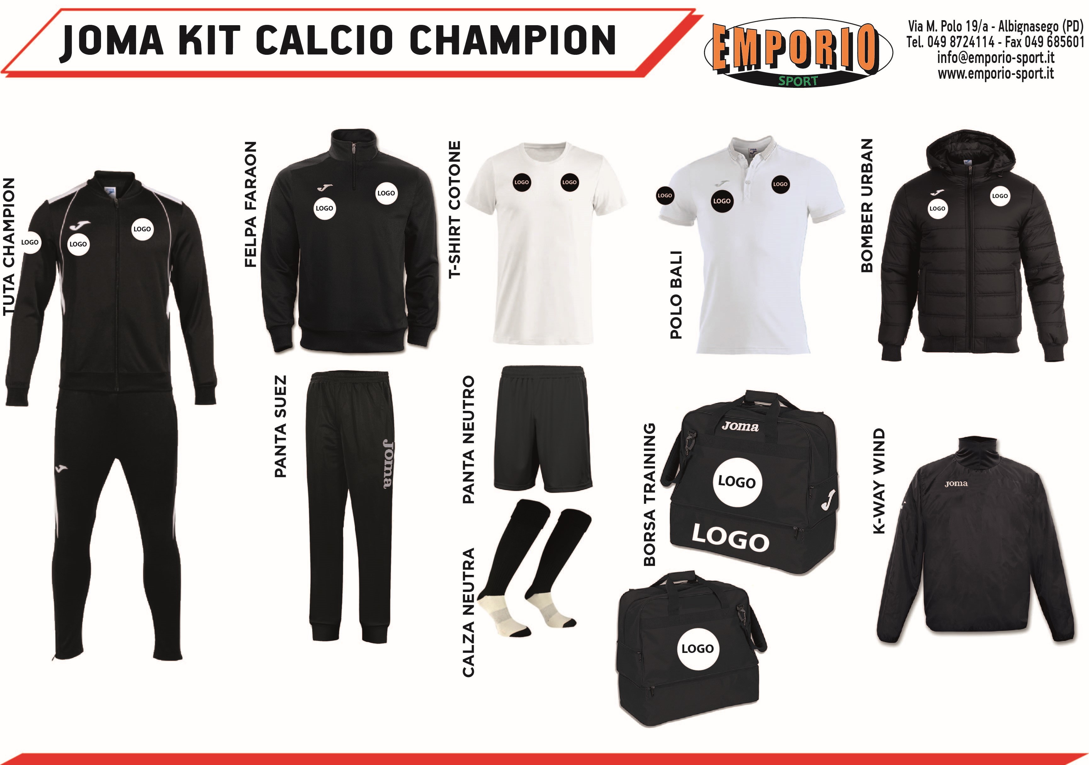 JOMA KIT CHAMPION