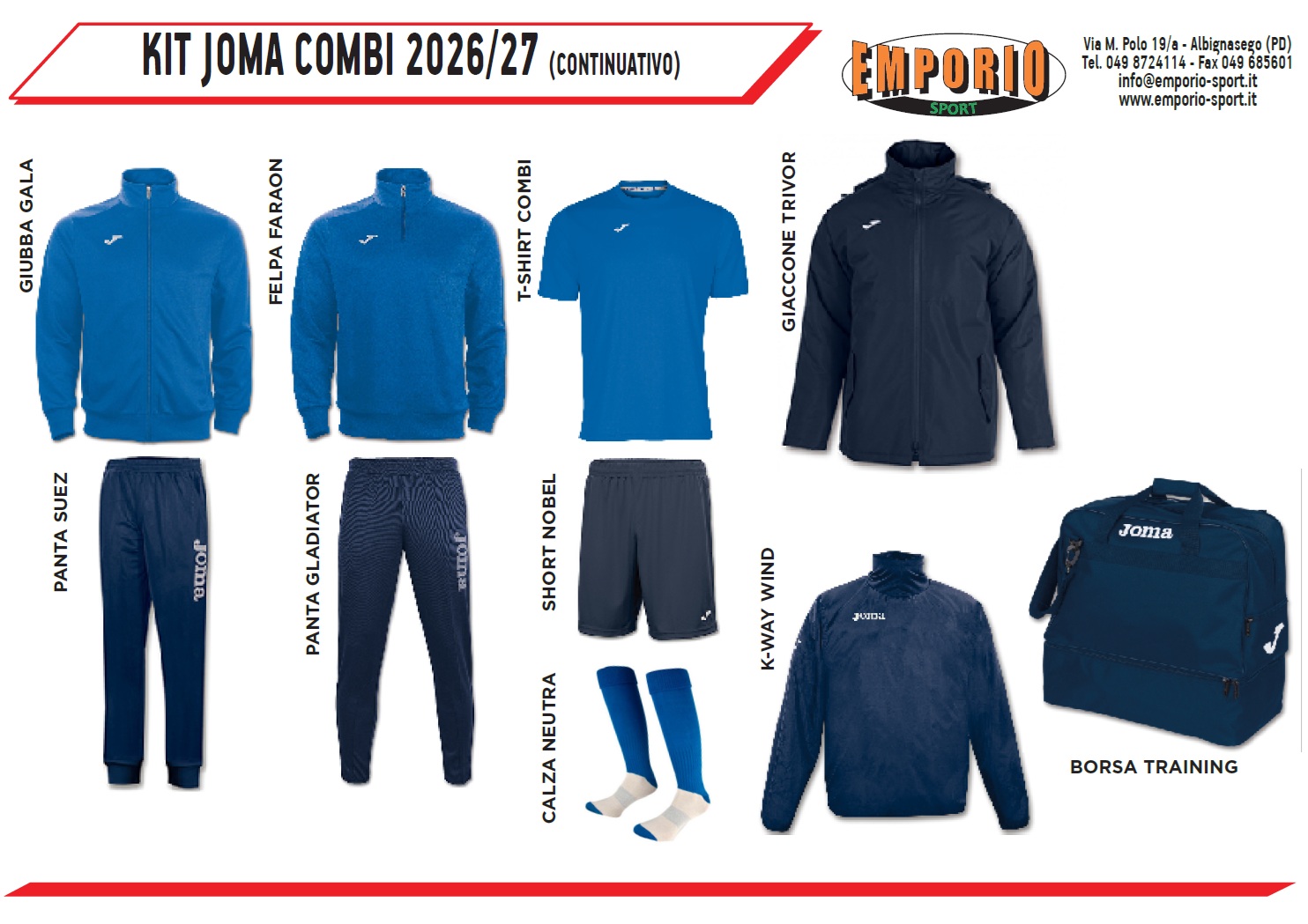 JOMA KIT COMBI