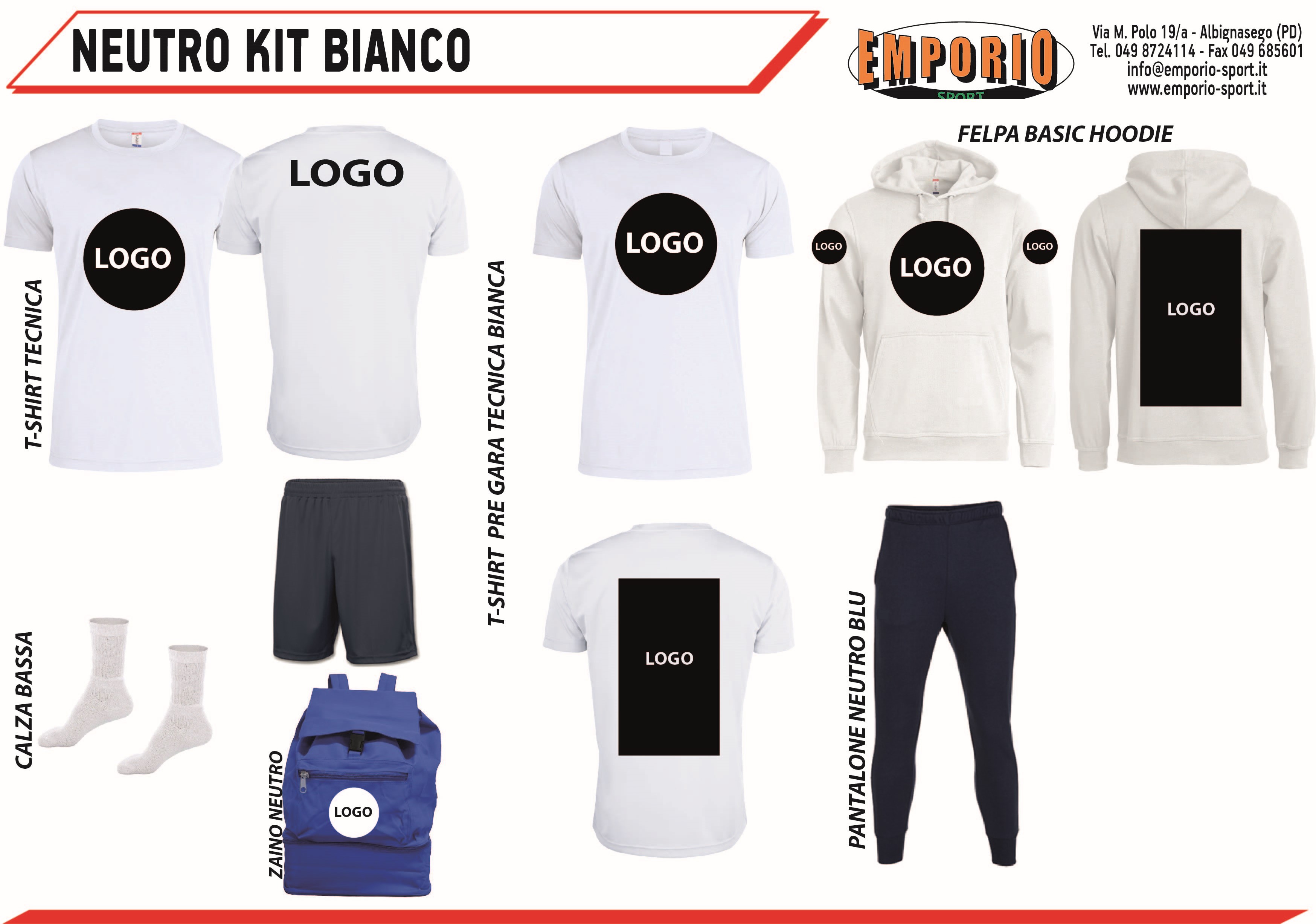 NEUTRO KIT BIANCO